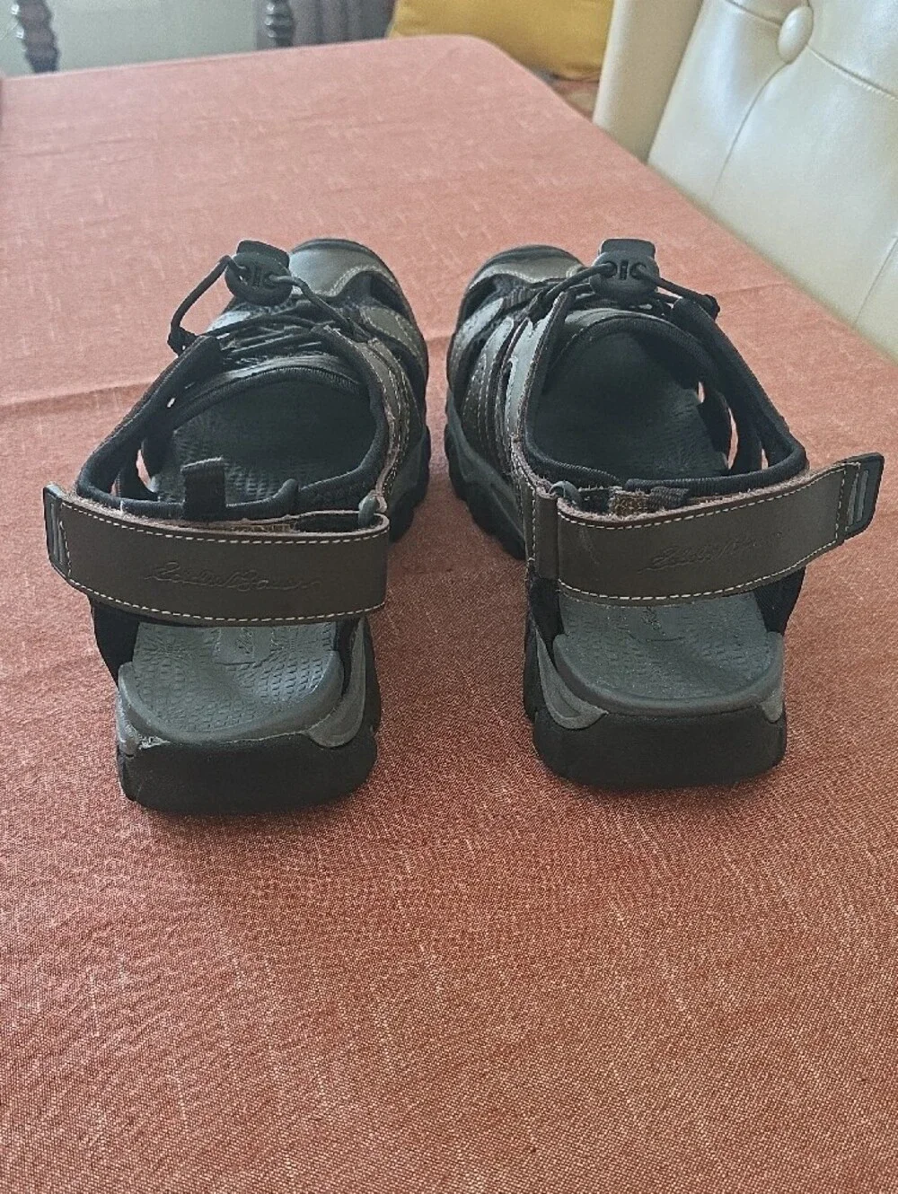 Eddie Bauer Men's Brown and Black Outdoor Trail Sandals